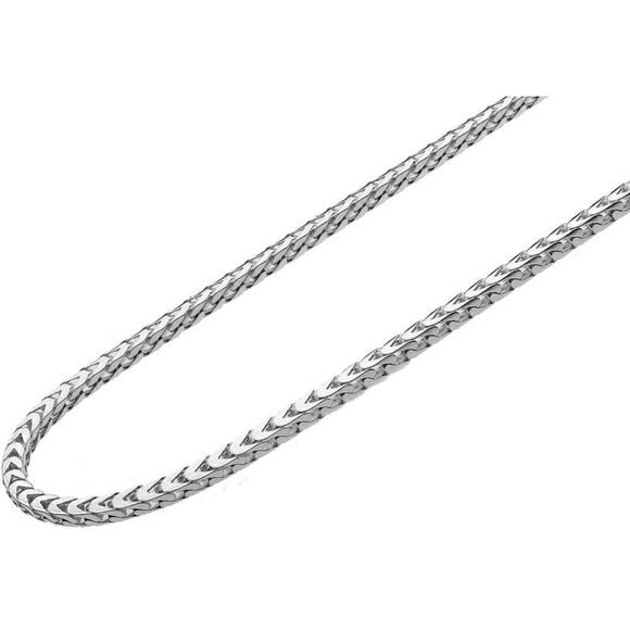 NEW Solid 925 Sterling Silver Franco Square Box Link Chain Necklace 30” - Picture 8 of 12